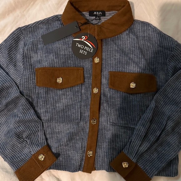 Women corduroy top and pants - Picture 1 of 5